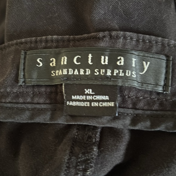 Sanctuary | Black Wide leg Cargo Pants - Picture 11 of 13